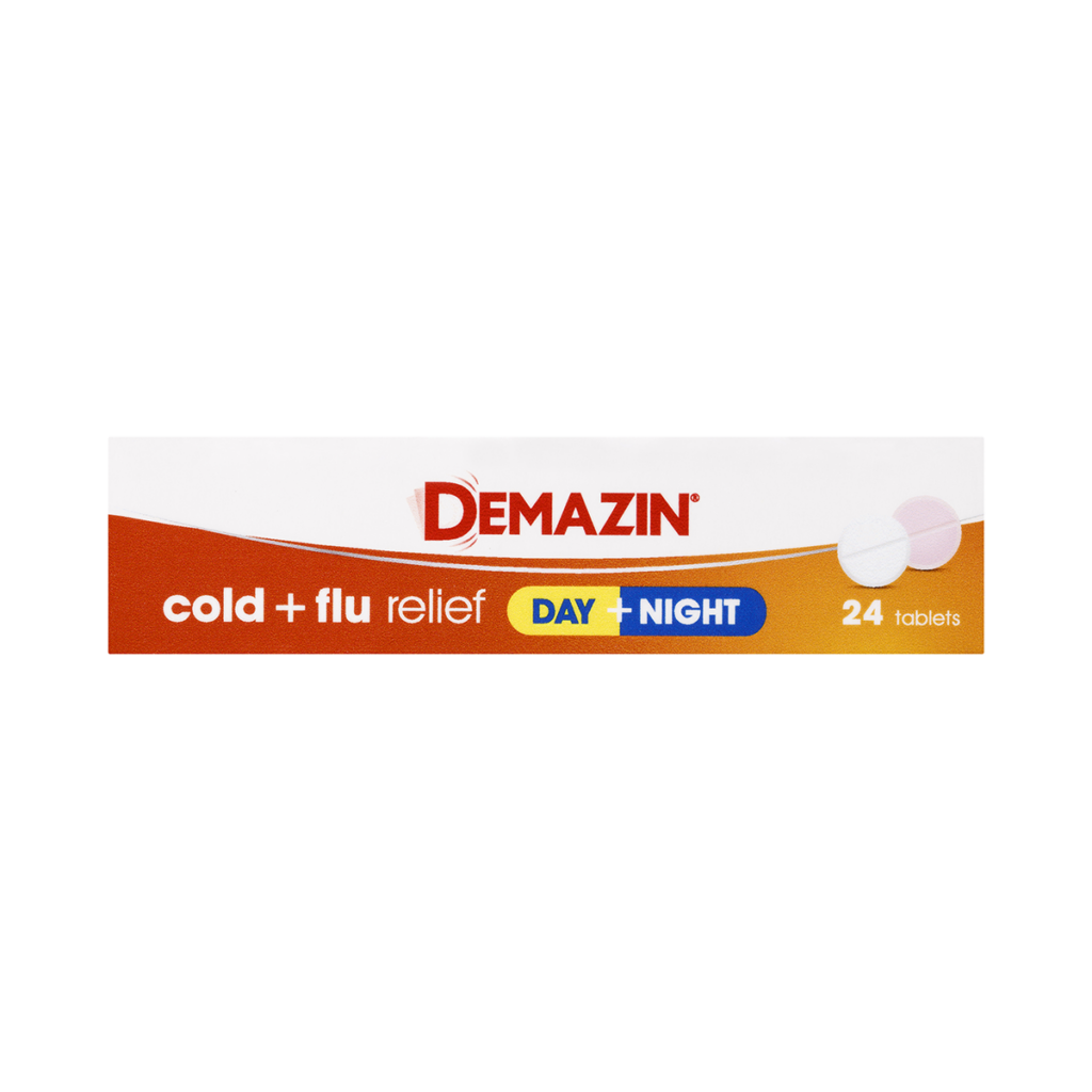 Demazin Cold + Flu Relief Day + Night Tablets