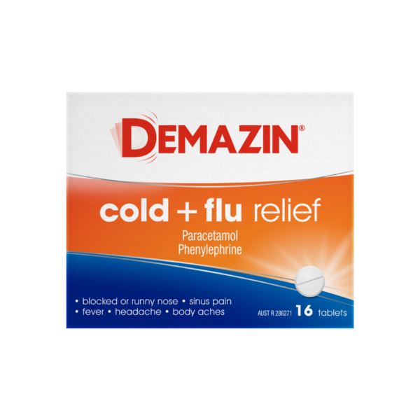 DEMAZIN Cold + Flu Relief Tablets