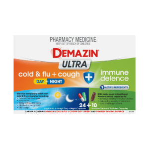 Demazin Ultra Cold & Flu + Cough + Demazin Immune Defence