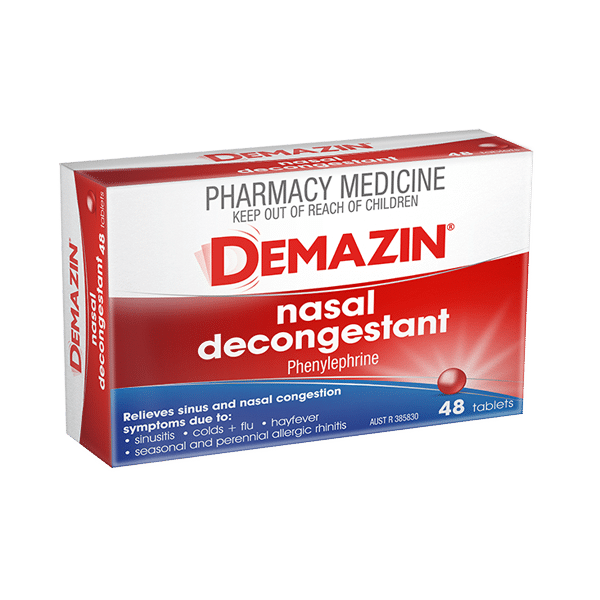 Demazin  Nasal Decongestant 48 Tablets