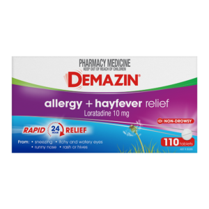 DEMAZIN Allergy + Hayfever Relief Tablets 110 Tablets